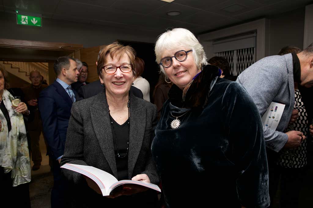 Prof Jane Ohlmeyer (right)