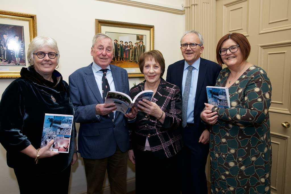 Prof Jane Ohlmeyer, Prof Maurice Manning, Phyllis Mitchell, Dr Brian Mooney, Dr Anne Looney